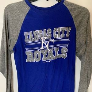 Kansas City Royals Baseball T-Shirt Longsleeve Women’s Medium